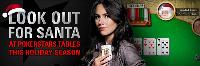 Look out for Santa at PokerStars tables this holiday season